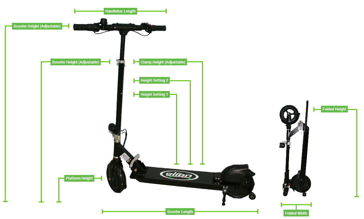 Glion dolly foldable hot sale commuter electric scooter